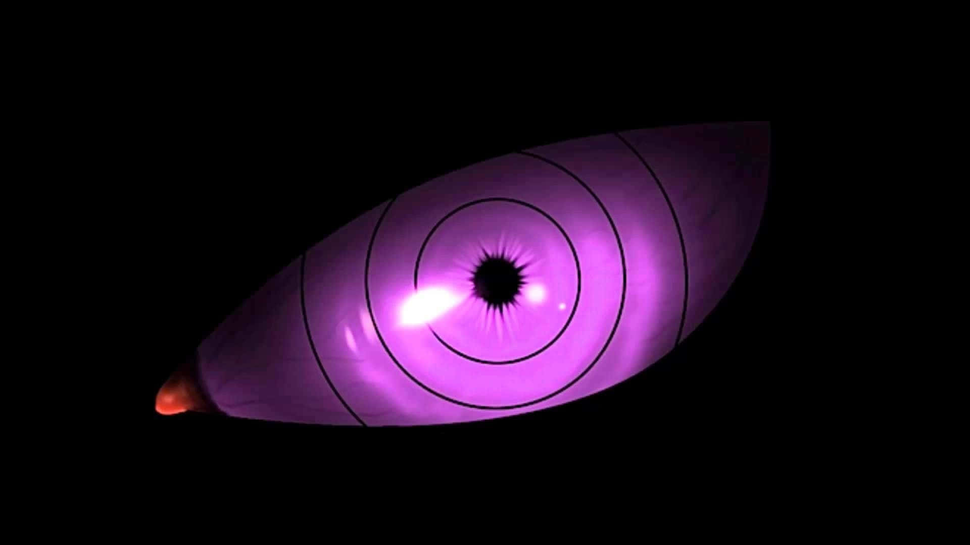Rinnegan, Auge, Lila, Nahaufnahme, Full HD, Desktop-Hintergrund für Windows