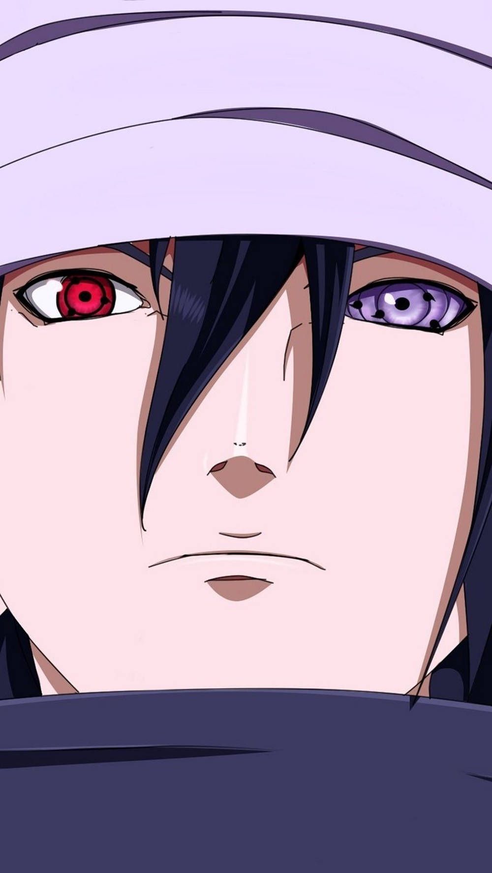 Sasuke Uchiha, Sharingan, Rinnegan, Naruto, Anime, Hintergrundbild für iPhone und Android