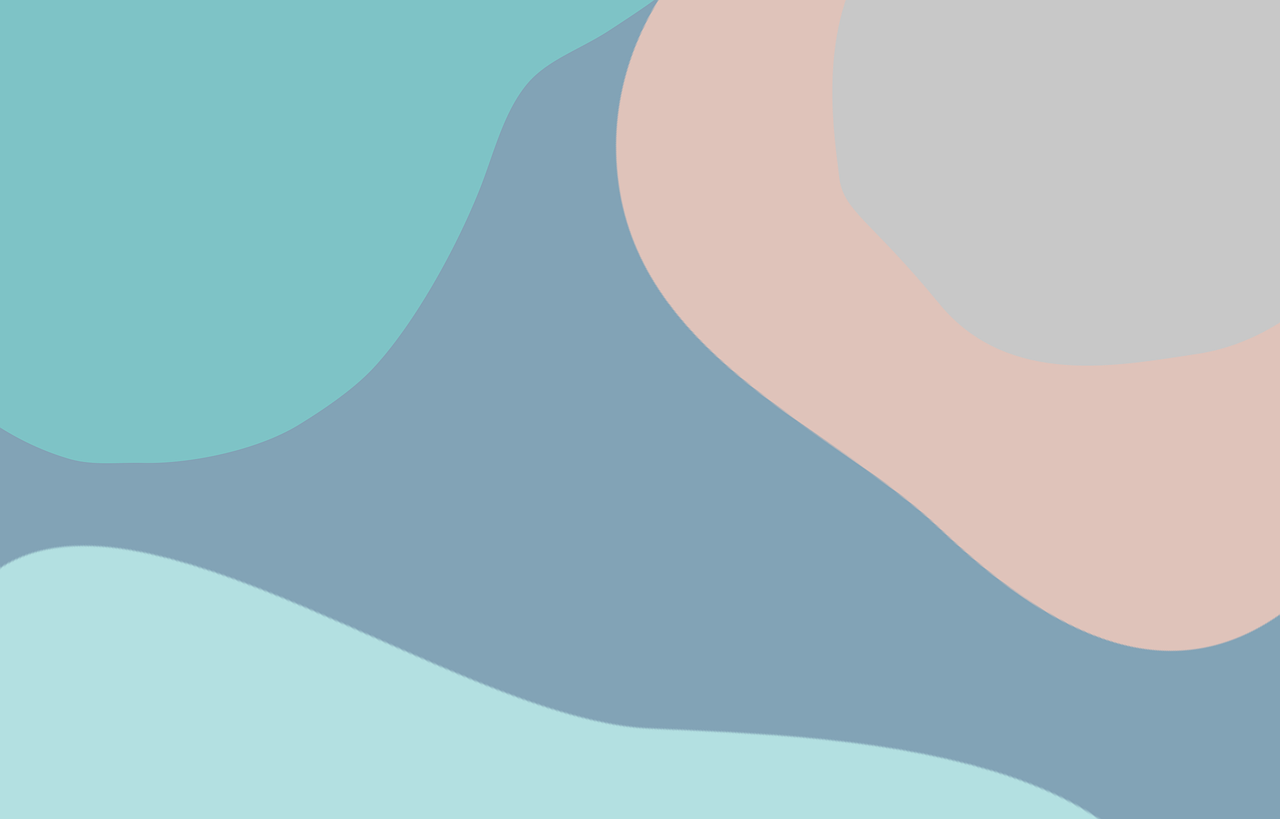Organische Formen, Abstrakt, Türkis Rosa, Wellen, HD, Hintergrund für den Desktop