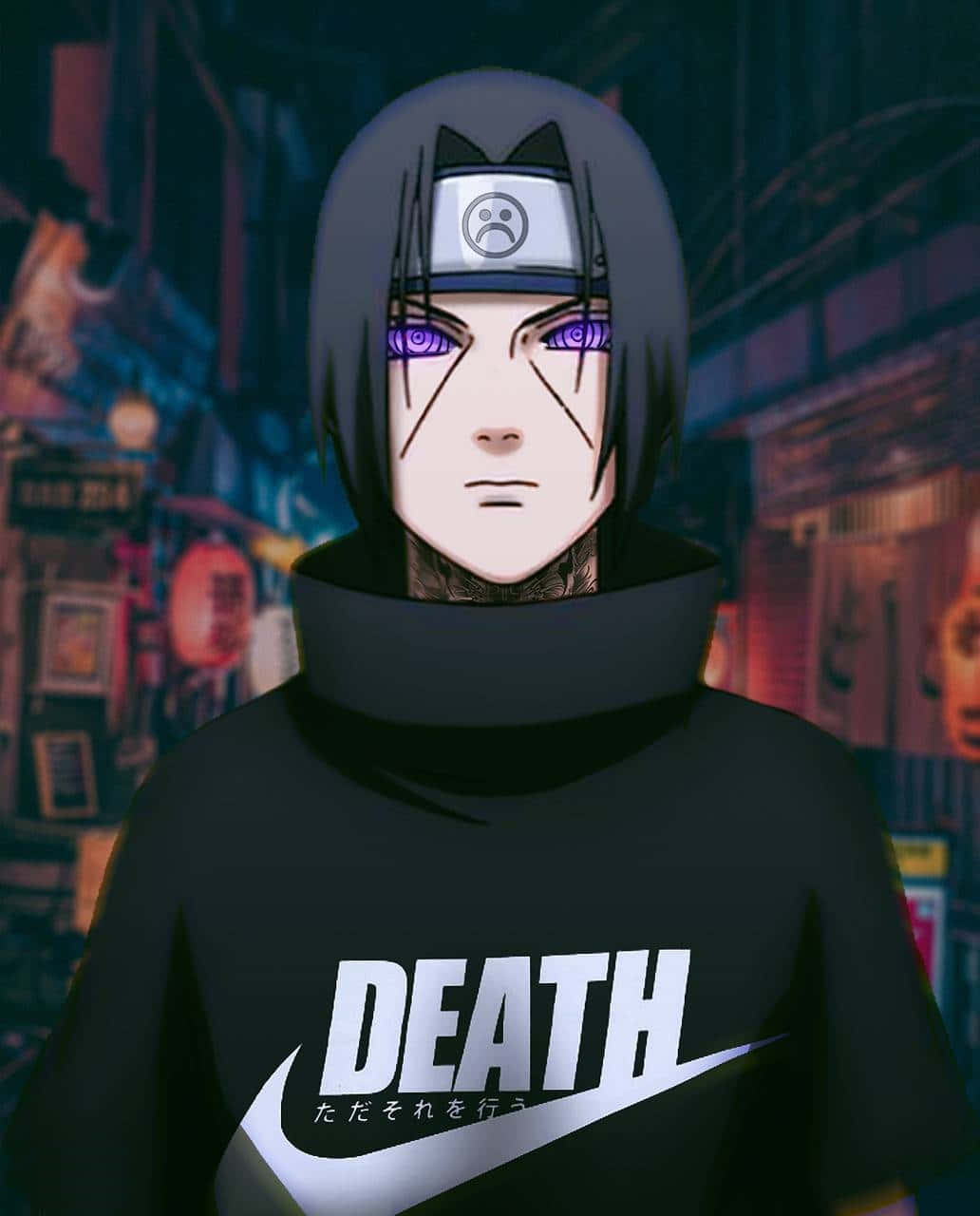Itachi Uchiha, Rinnegan, Stirnband, Death, Streetwear, HD, Hintergrundbild fürs Tablet