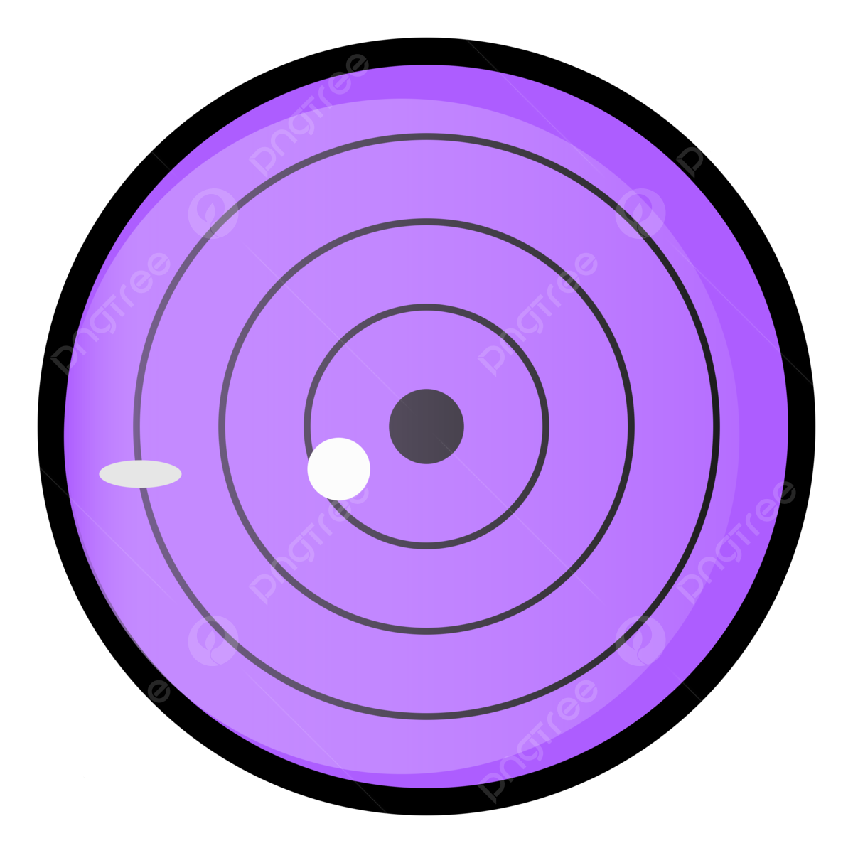 Rinnegan, Lila, Grafik, Minimalismus, Hintergrundbild für iPad und Tablet
