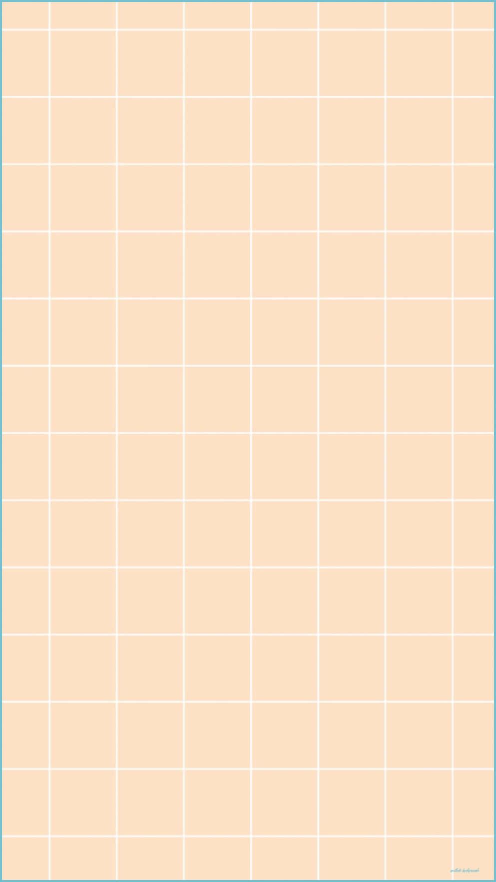 Gittermuster, Pfirsichfarben, Karomuster, Minimalistisch, Pastell, HD, iPhone-Hintergrundbild