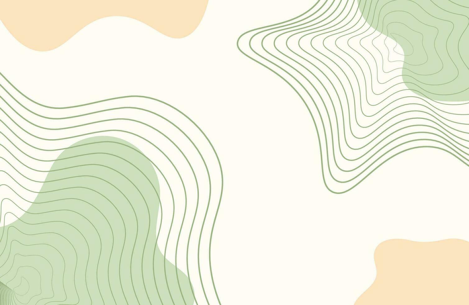 Höhenlinien, Salbeigrün, Organische Formen, Abstrakt, Creme, HD, PC-Hintergrundbild