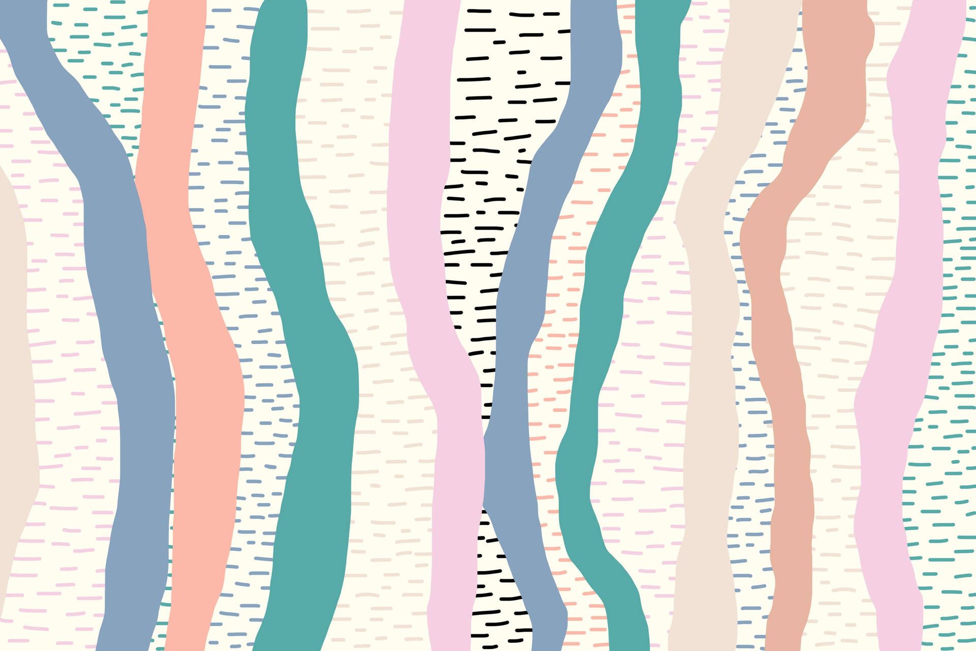 Wellenstreifen, Bunt, Striche, Abstrakt, Muster, Full HD, Desktop-Hintergrund für Windows