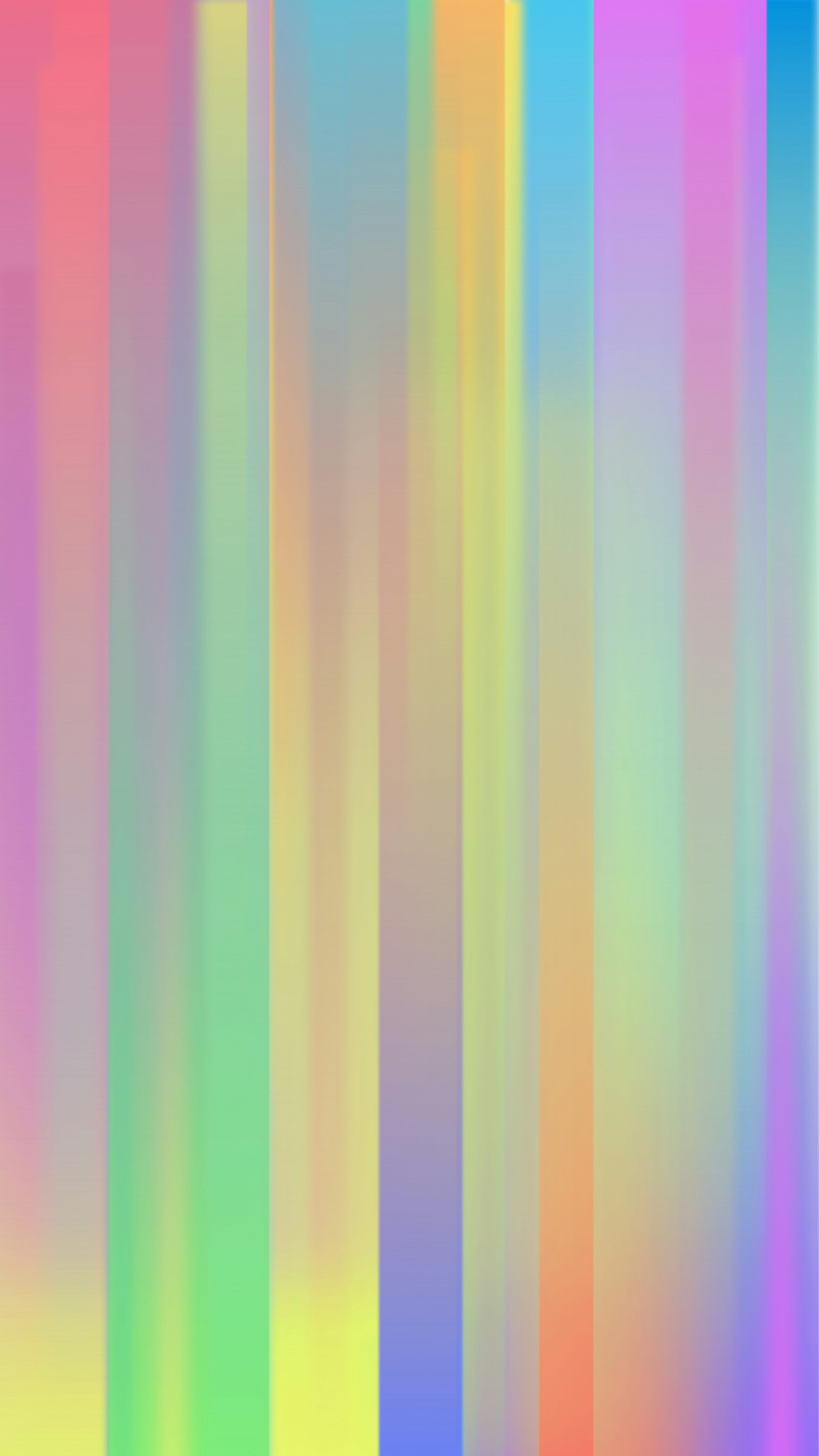 Regenbogenstreifen, Holografisch, Farbverlauf, Senkrechte Linien, Bunt, QHD+, Handy-Hintergrund