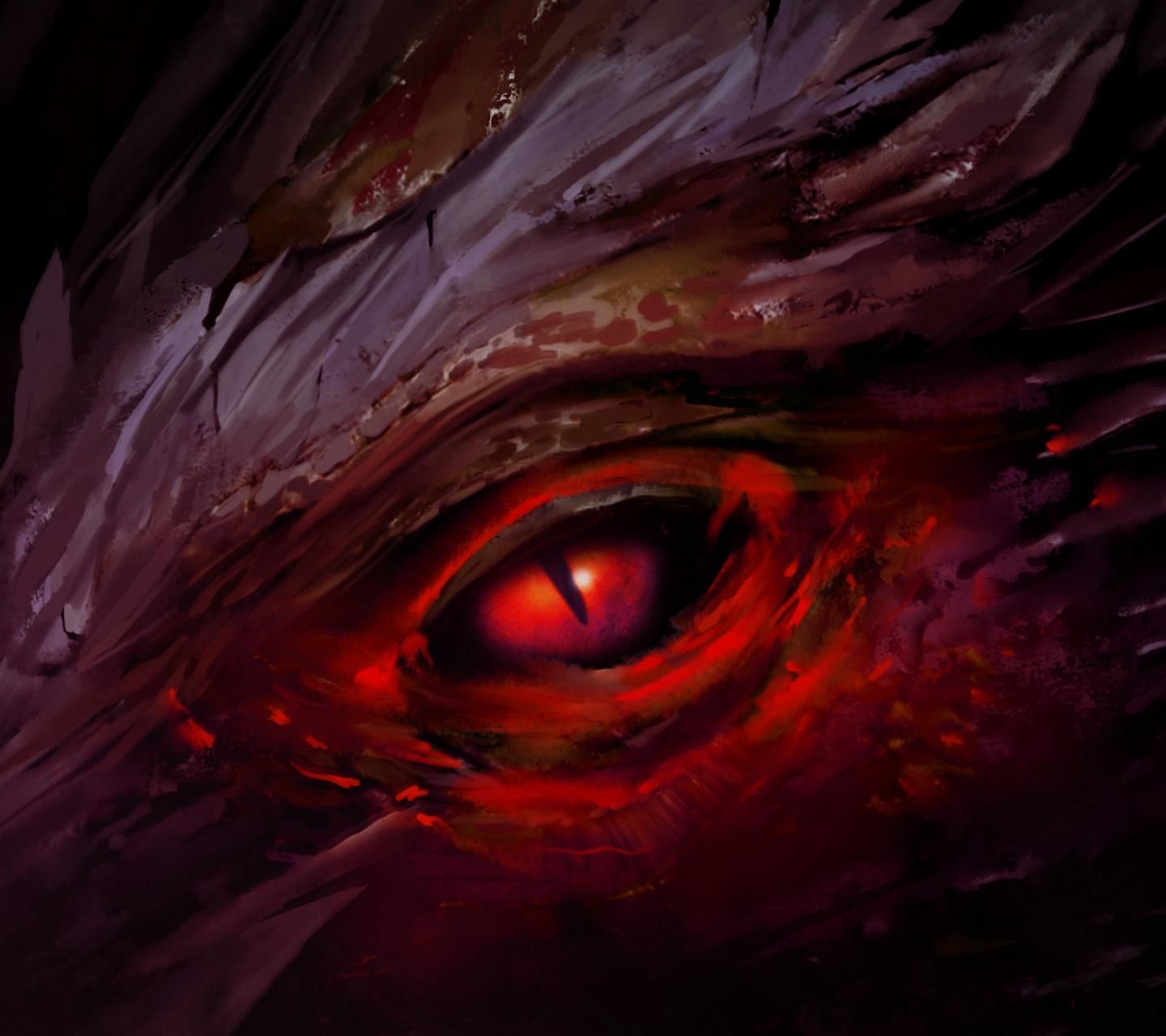 Drachenauge, Rot, Schuppen, Nahaufnahme, Dunkel, HD, iPad-Hintergrundbild