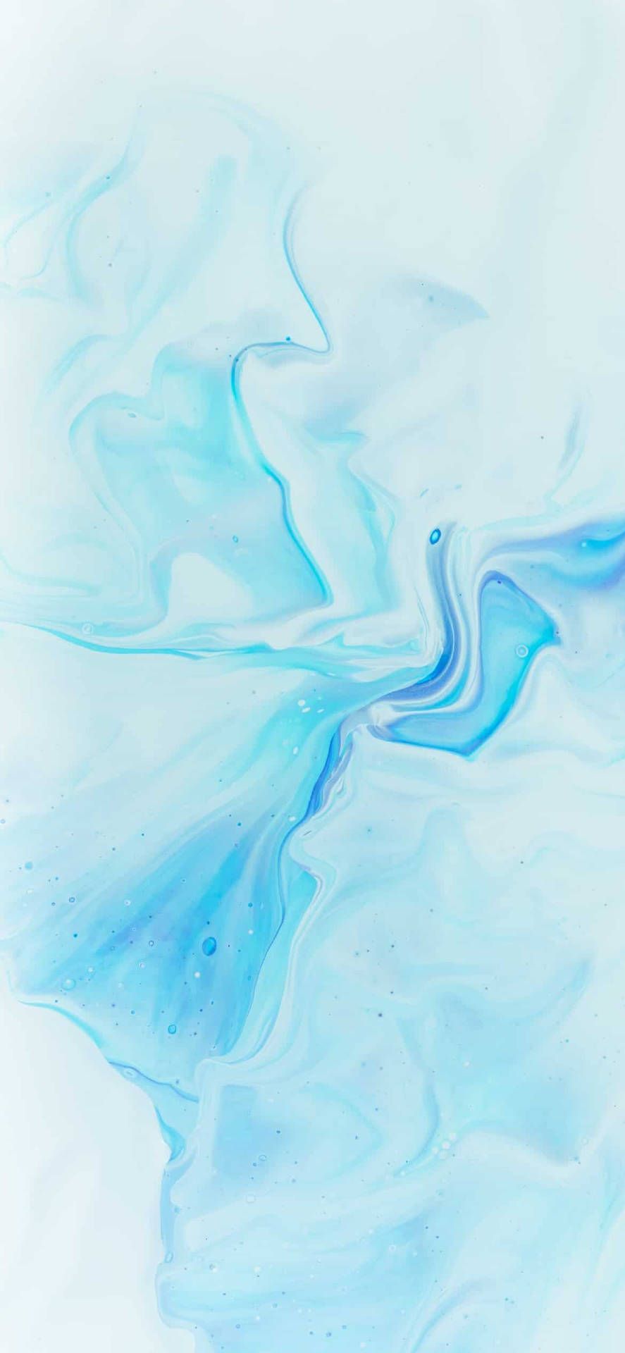 Marmor, Flüssige Kunst, Hellblau, Weiß, Abstrakt, Hochformat, HD, iPhone-Hintergrundbild