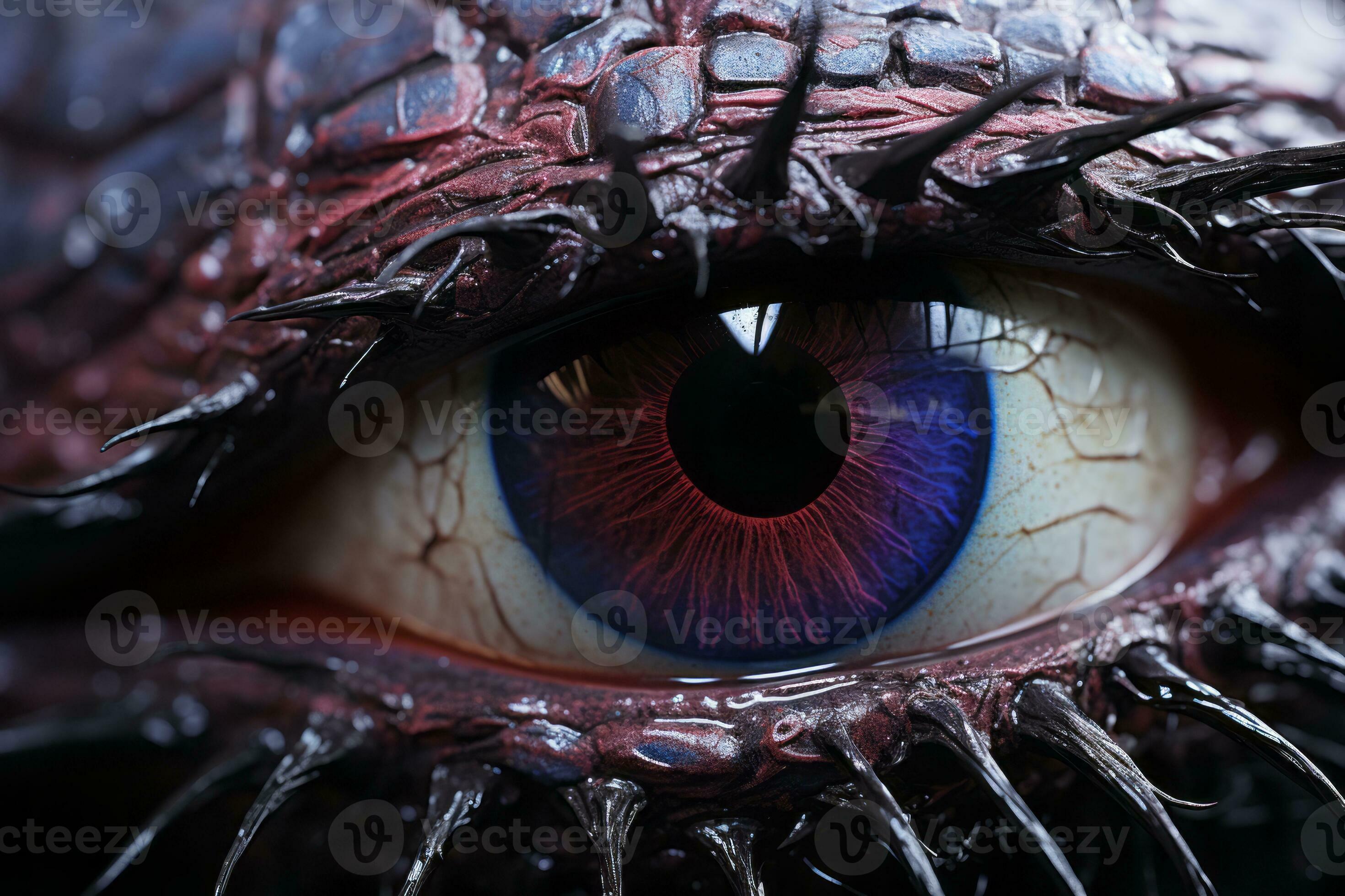 Auge, Blaue Iris, Rote Adern, Wimpern, Makro, 2K, Hintergrundbild für den PC