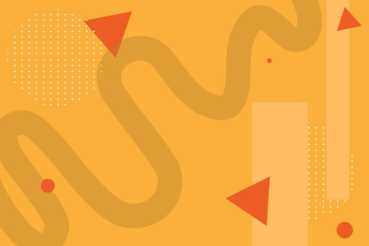 Memphis-Design, Geometrische Formen, Orange, Abstrakt, Flat Design, HD, Windows-Hintergrundbild