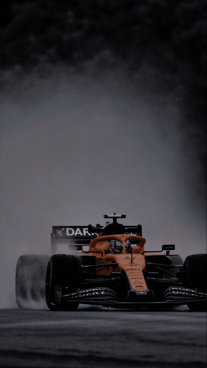 McLaren, Formel 1, Rennwagen, Rauch, Dunkel, Hintergrundbild für iPhone und Android