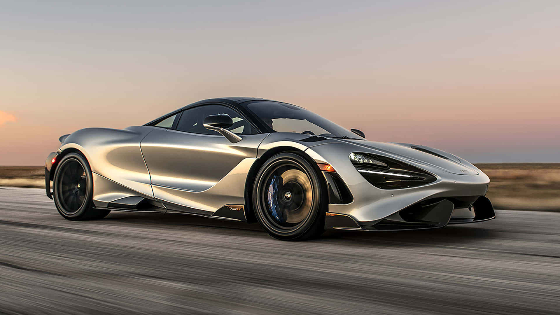 McLaren 750S, Silberner Sportwagen, Dämmerung, Straße, 1920x1080, Full-HD-Hintergrundbild für PC