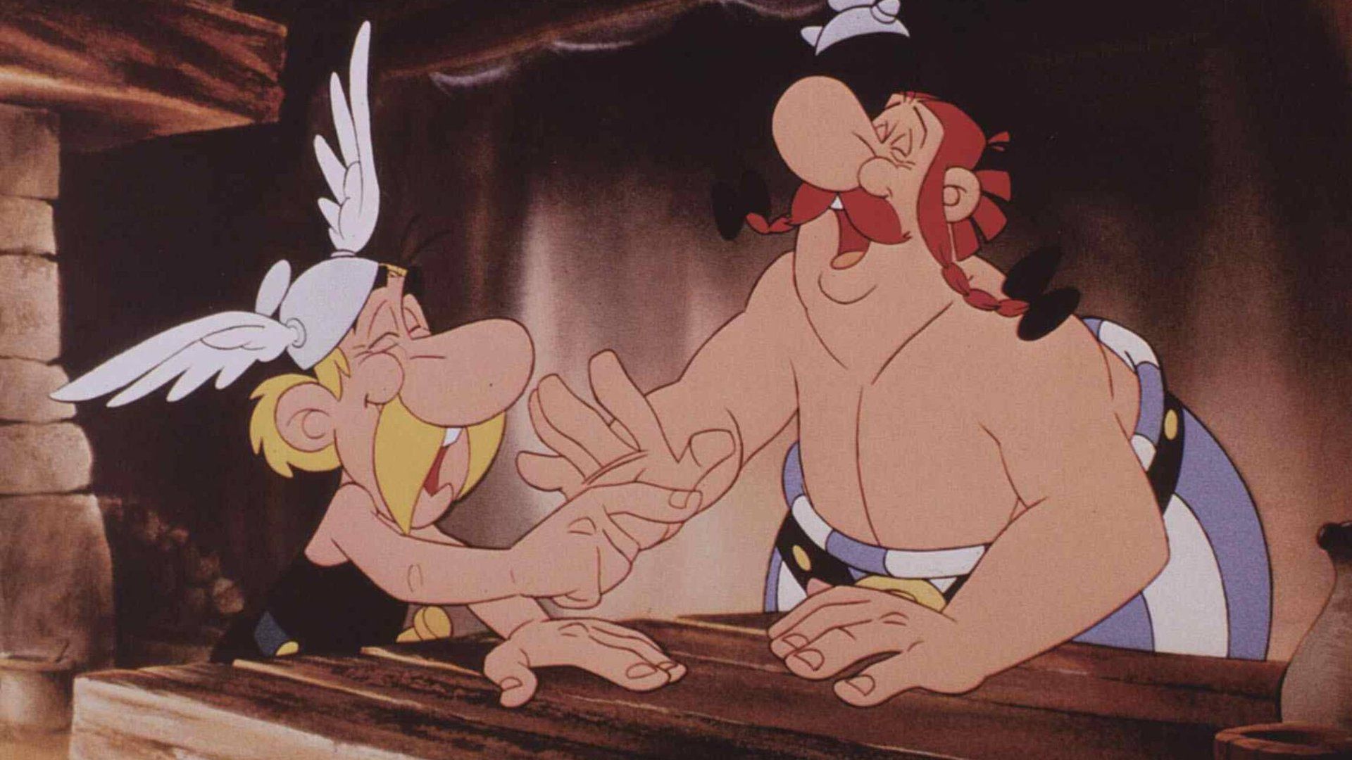 Asterix, Obelix, Zeichentrickfilm, Filmszene, Gallier, Full HD 1080p, Desktop-Hintergrundbild