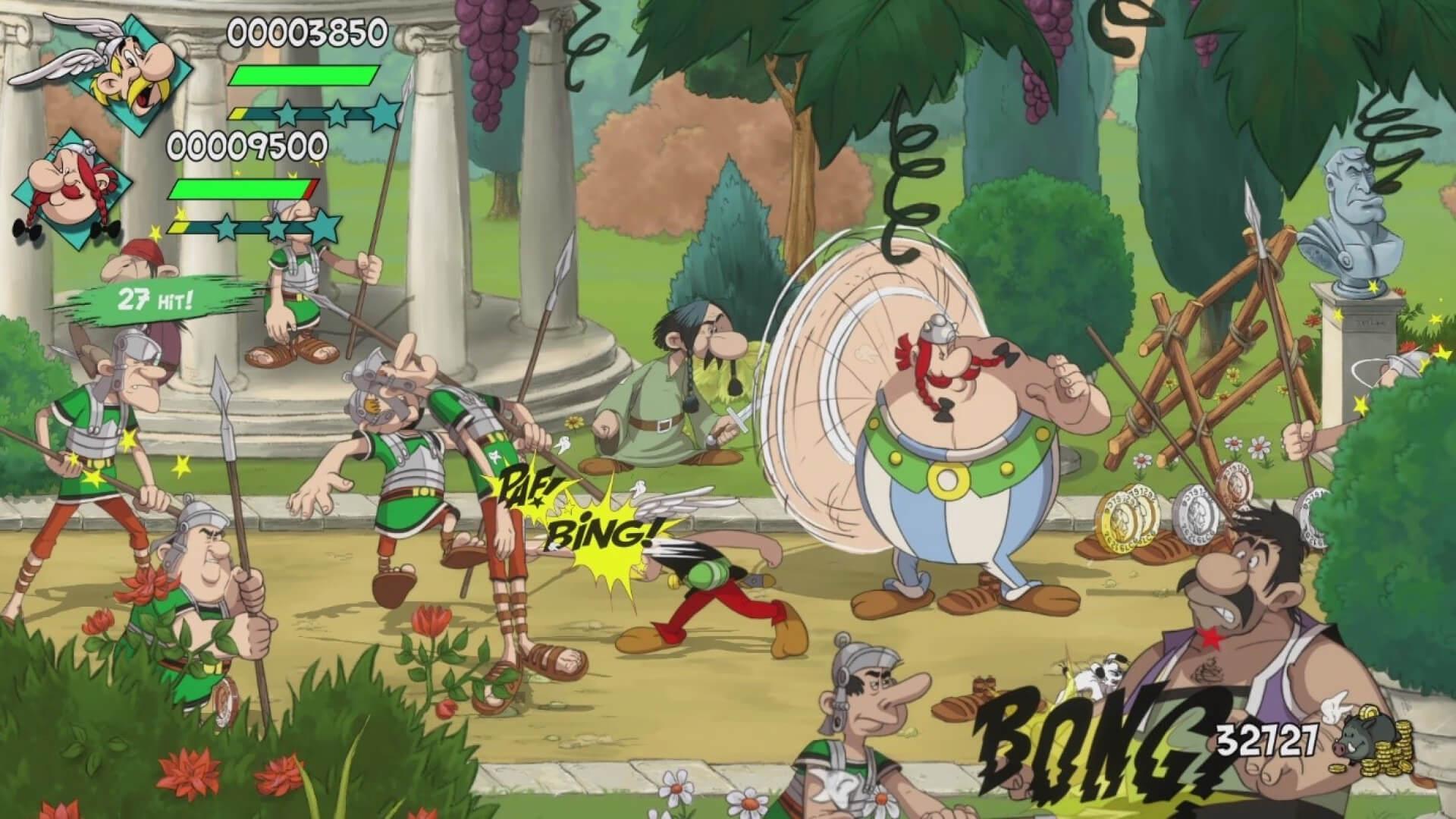 Asterix & Obelix: Slap Them All!, Obelix, Römer, Videospiel, Kampf, Full HD, Laptop-Hintergrundbild