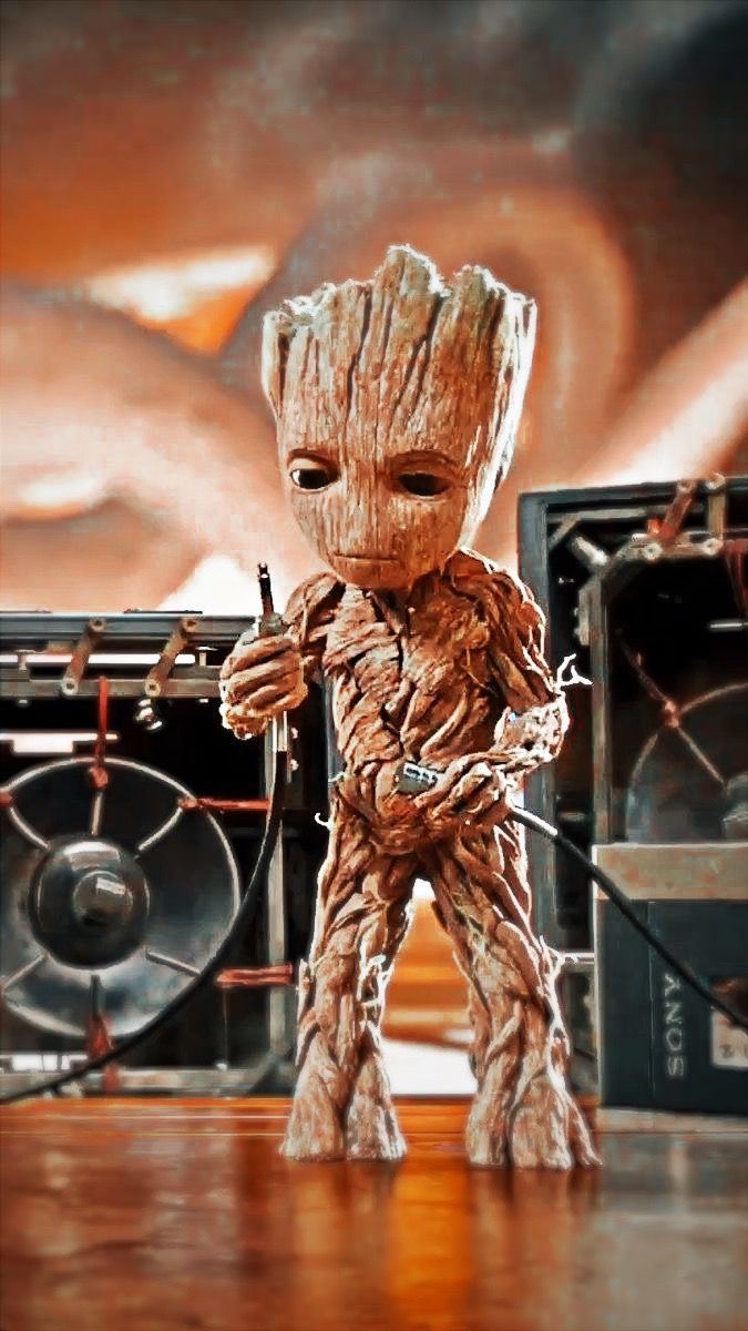 Baby Groot, Guardians of the Galaxy Vol. 2, Lautsprecher, Tanzen, Marvel, Android-Hintergrundbild