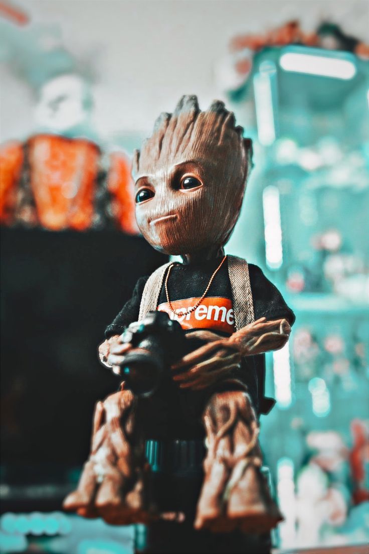Baby Groot, Videospiel, Controller, Guardians of the Galaxy Vol. 2, Unschärfe, Smartphone-Hintergrund
