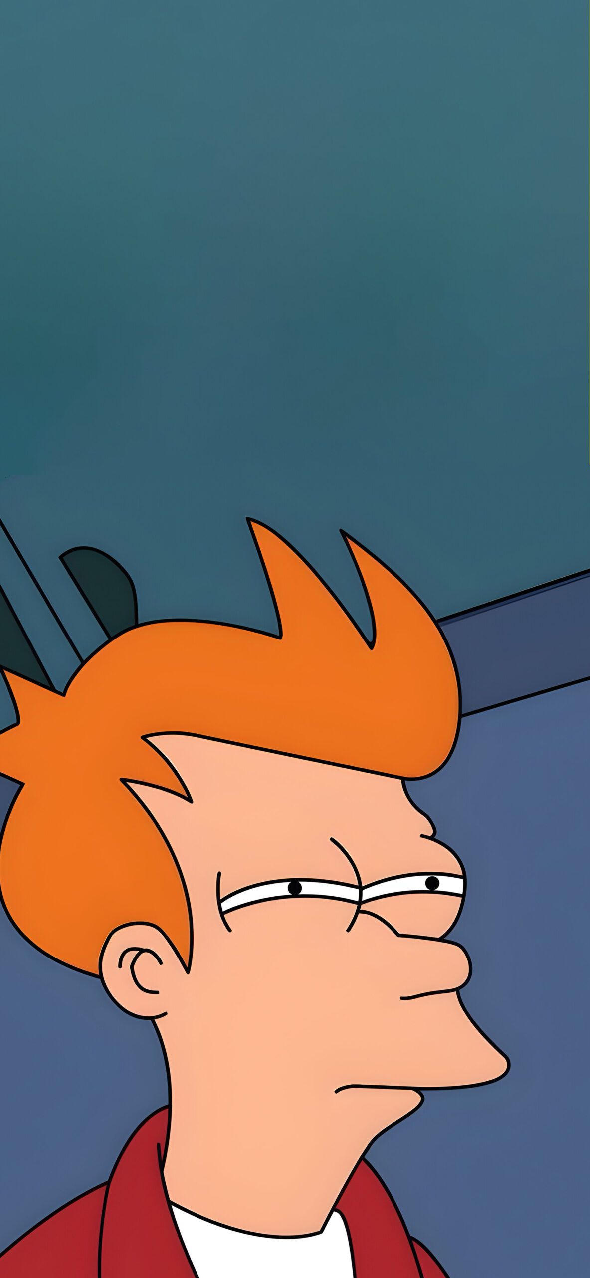 Fry, Futurama, Not Sure If, Meme, Skeptisch, Hochformat, Hintergrundbild fürs Smartphone