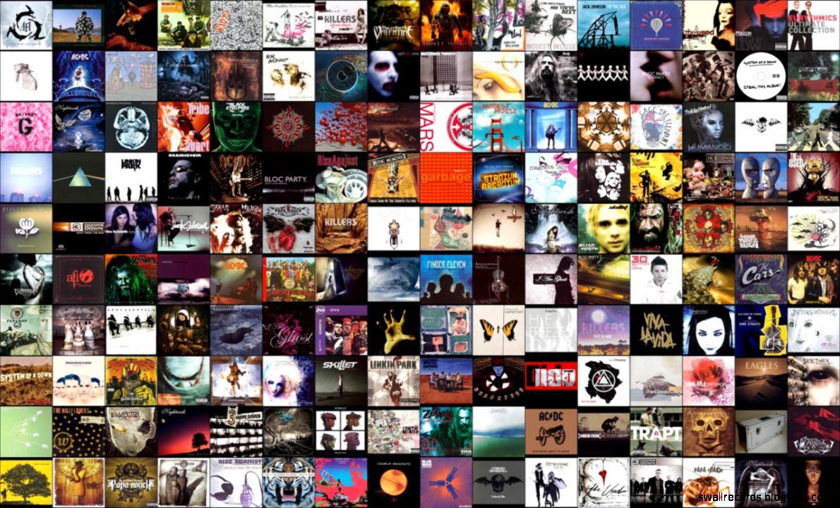 Albumcover, Collage, Raster, Rockmusik, Bunt, Hintergrundbild