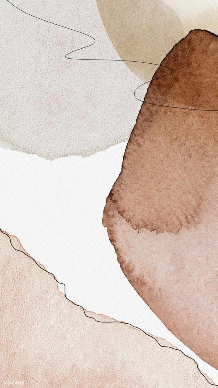 Abstrakt, Beige, Braun, Formen, Boho, Hintergrundbild für iPhone und Android