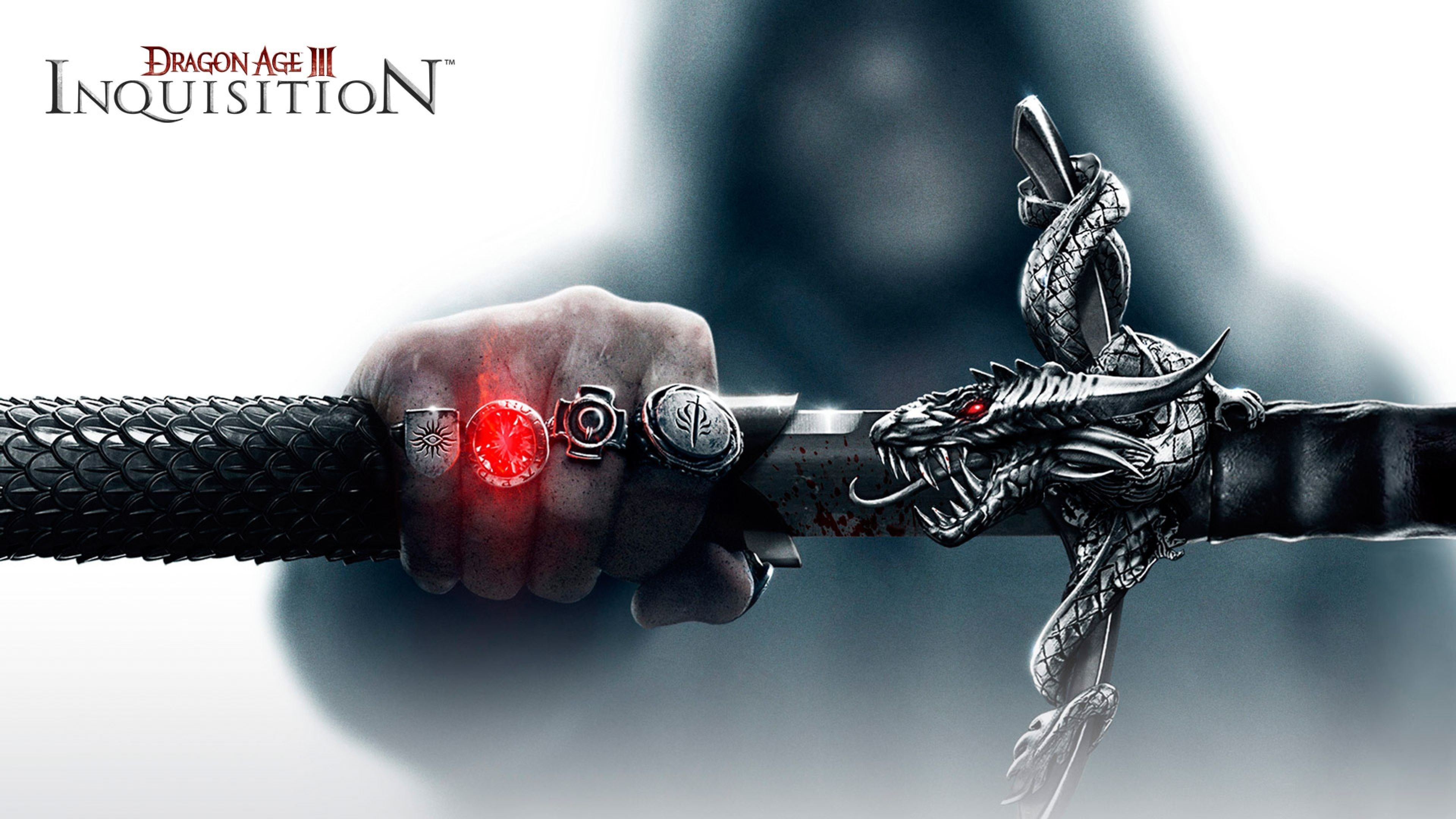 Dragon Age: Inquisition, Dragon Age, Schwert, Drachengriff, Ring, 4K, Breitbild-Hintergrundbild