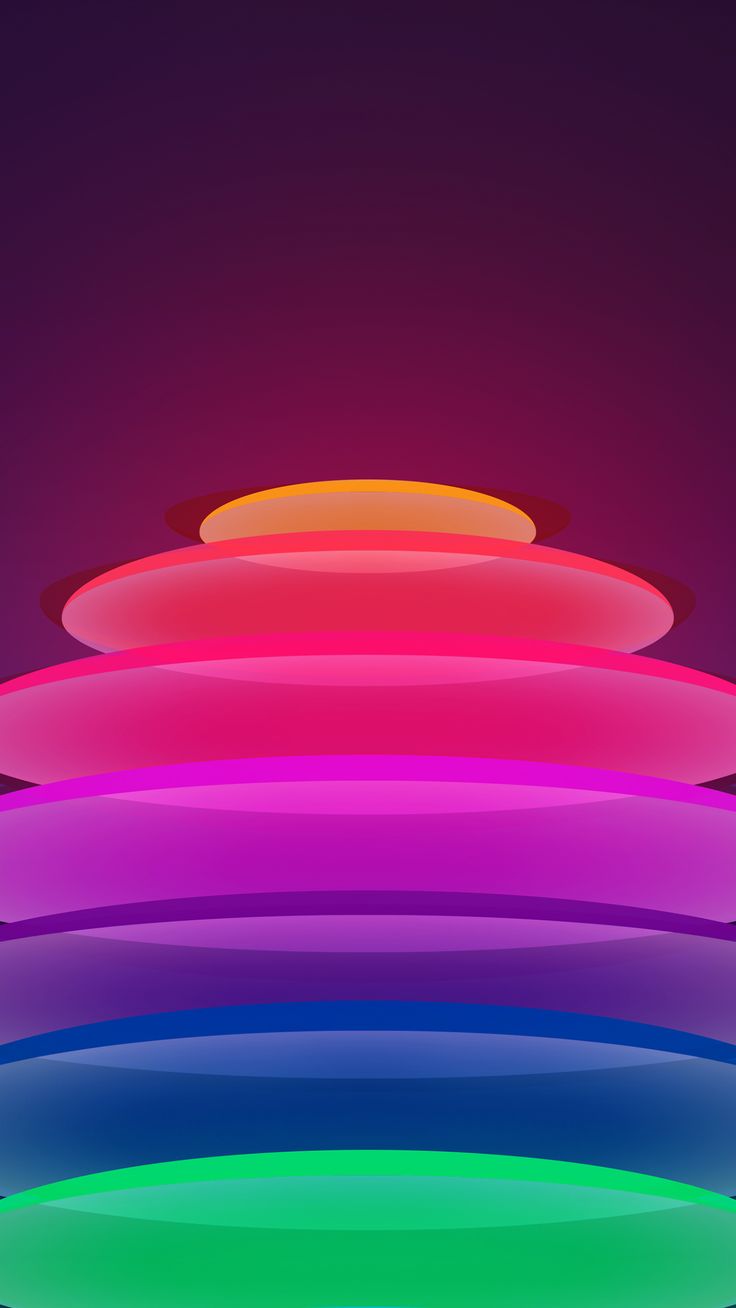 Bunte Scheiben, Farbverlauf, Regenbogenfarben, Minimalismus, HD, Handy-Hintergrund