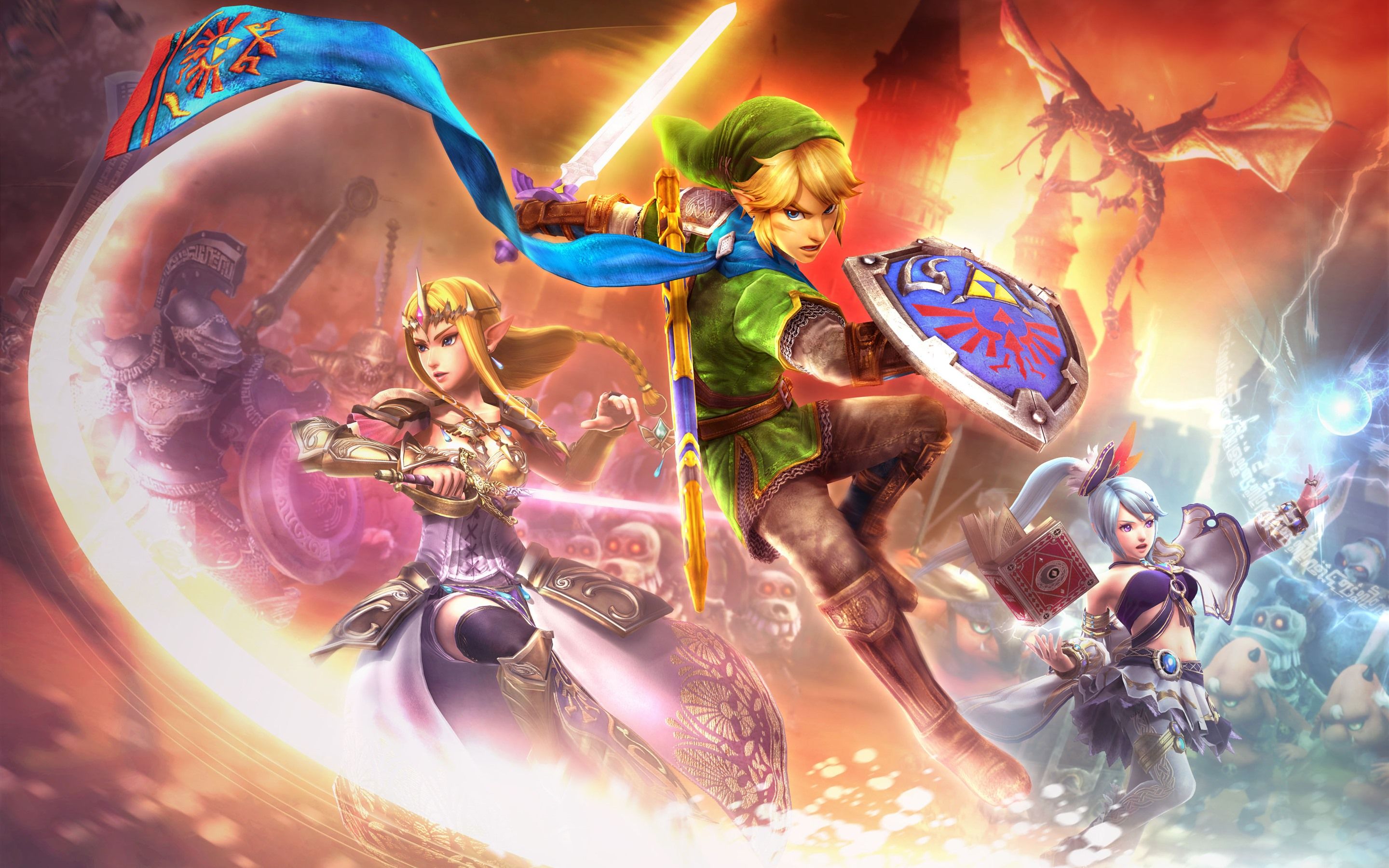 Hyrule Warriors, Link, Zelda, The Legend of Zelda, Nintendo, 2K, MacBook-Hintergrundbild