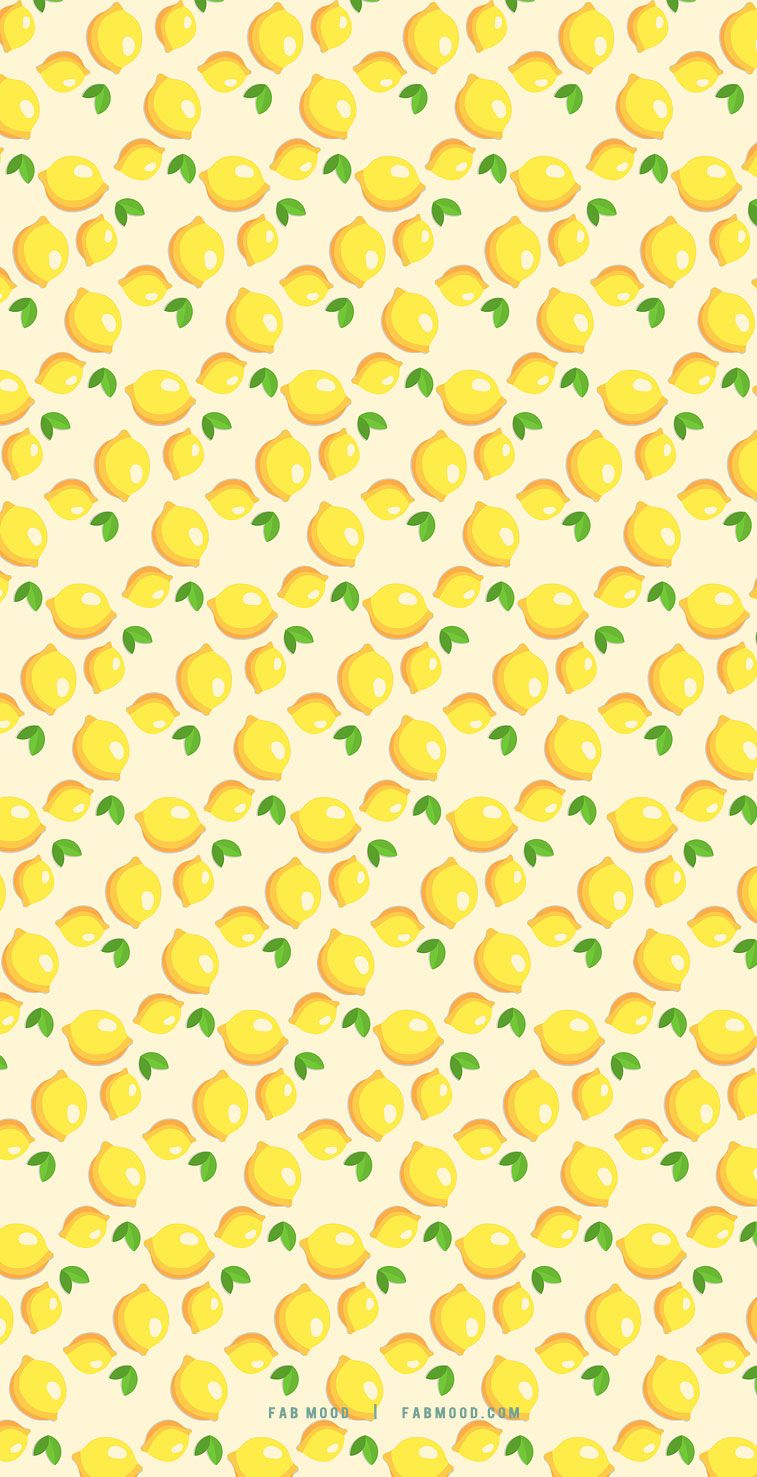Zitronen, Muster, Gelb, Sommer, Früchte, HD, Handy-Hintergrund im Hochformat