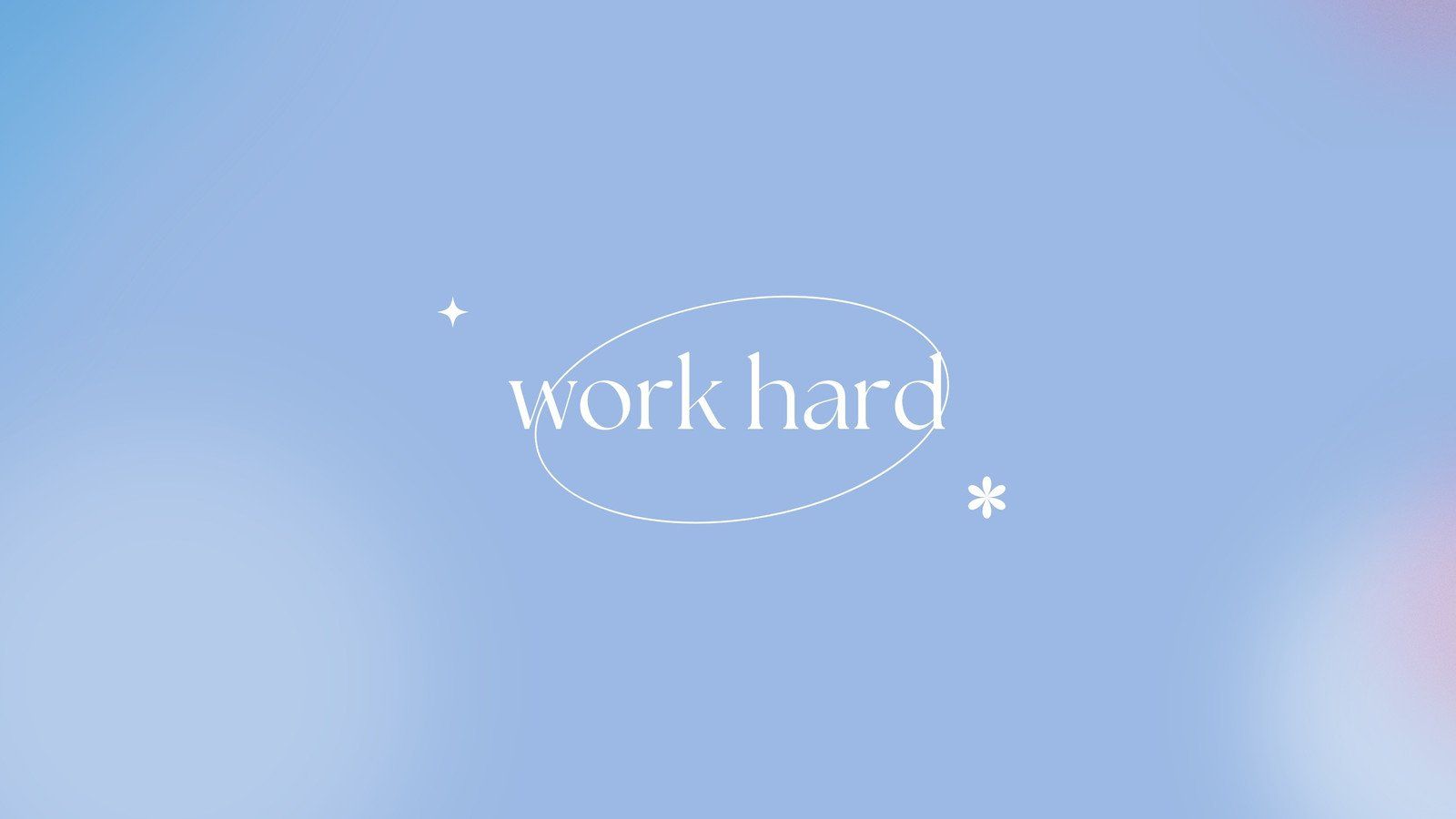 Work Hard, Schriftzug, Hellblauer Hintergrund, Minimalistisch, Motivation, HD Wallpaper