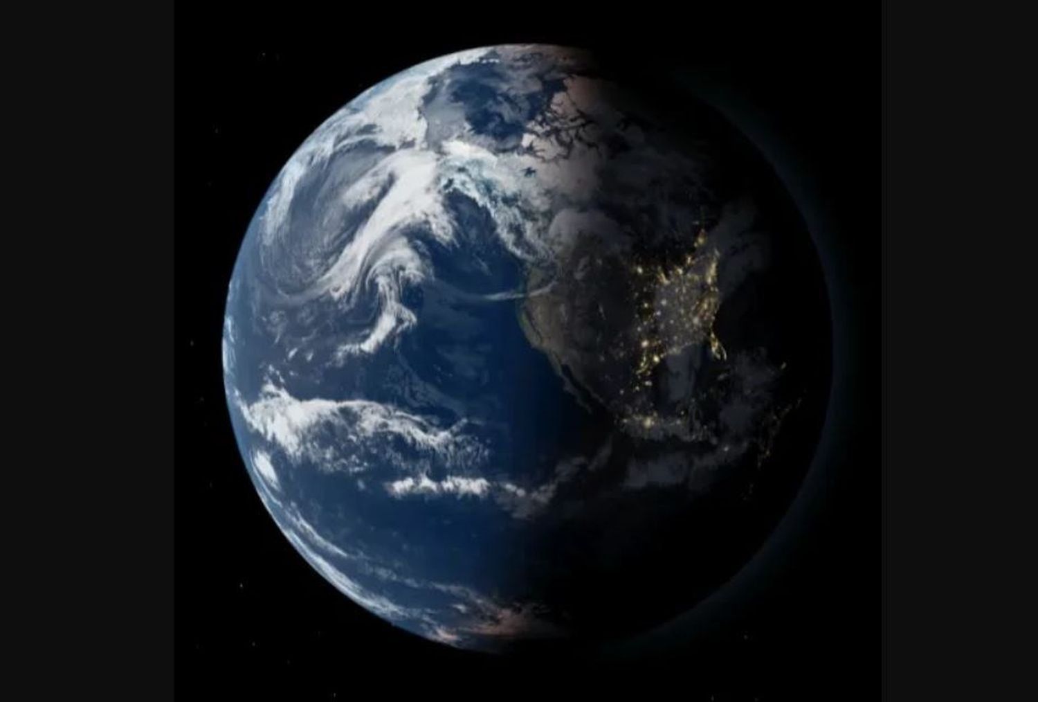 Erde, Planet, Weltraum, Wolken, Schwarzer Hintergrund, HD Wallpaper