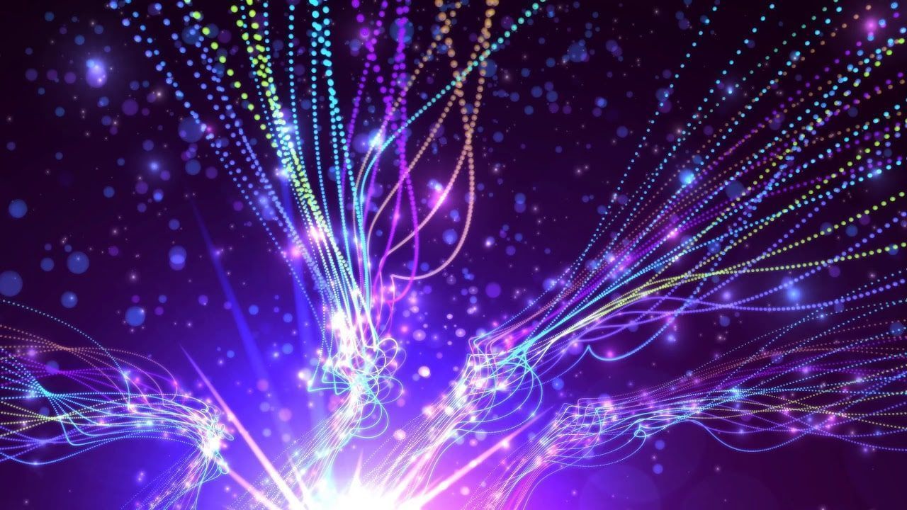 Lichtstrahlen, Partikel, Lila, Abstrakt, Explosion, HD, Hintergrund für den Desktop