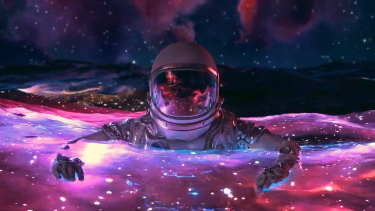 Astronaut, Weltall, Surreal, Pink, Hintergrundbild