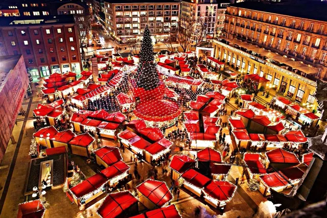 Weihnachtsmarkt am Kölner Dom – Hintergrundbilder