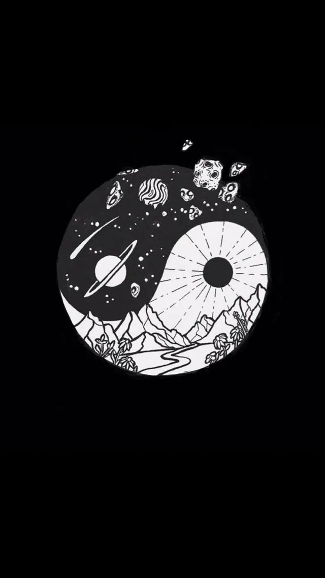 Yin-Yang-Hintergrundbilder